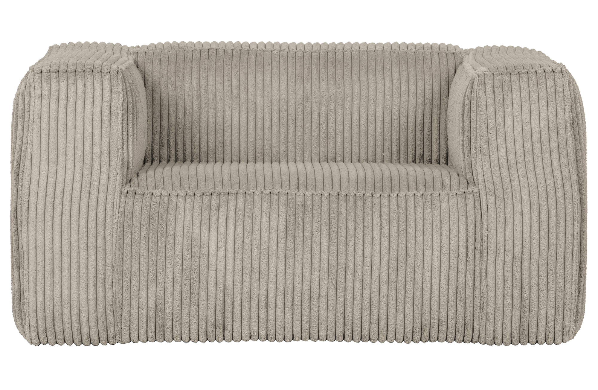 Bean fauteuil grove ribstof Natural