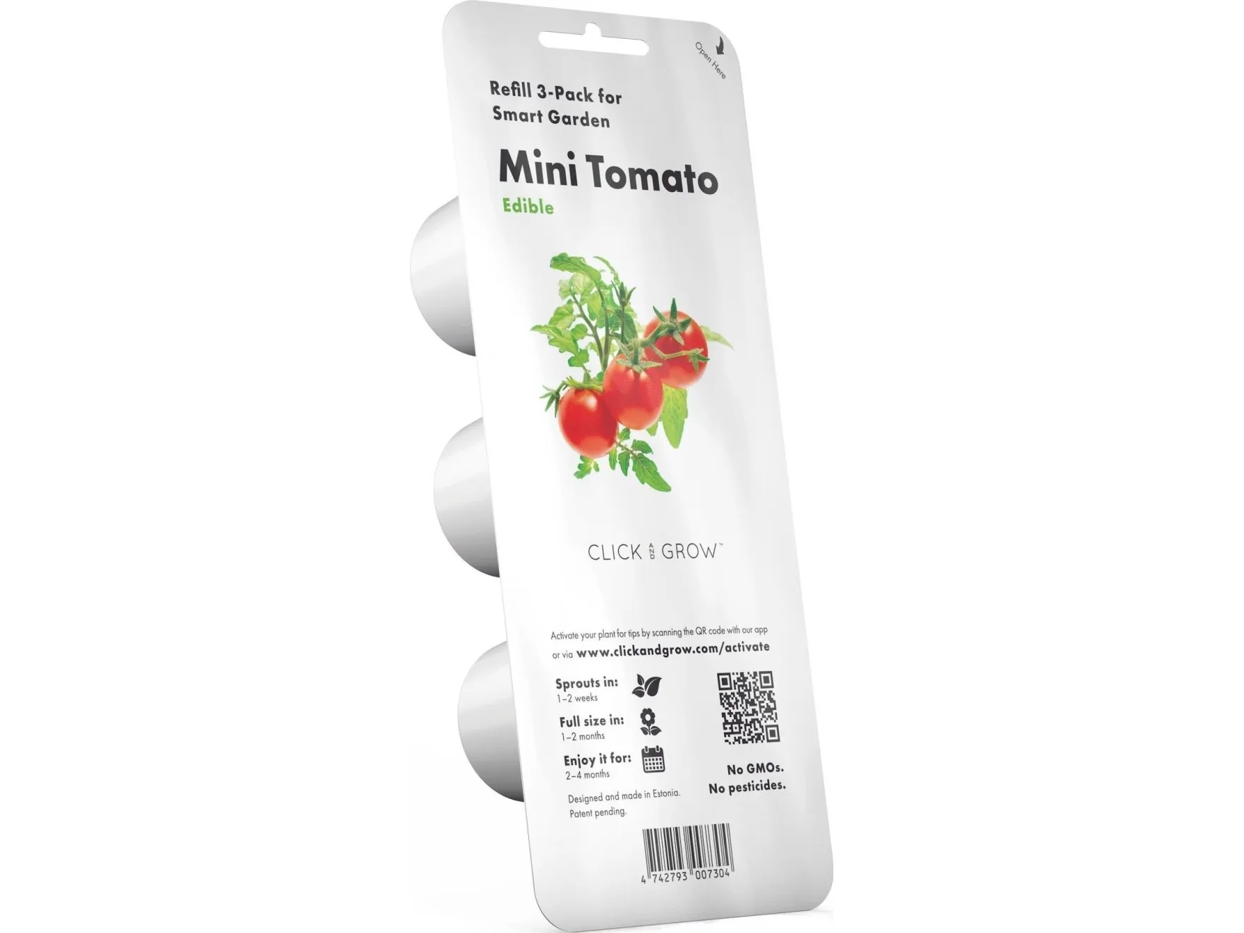 Click and Grow Smart Garden Minitomato Refill 3-pack - Easy indoor growing for fresh tomatoes