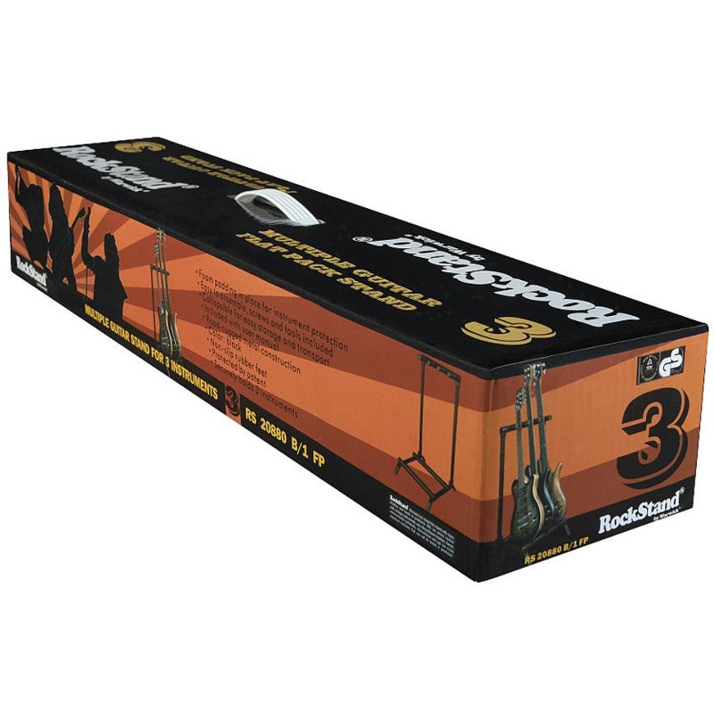 RockStand RS 20880 opvouwbaar gitaarstatief voor 3 e-gitaren