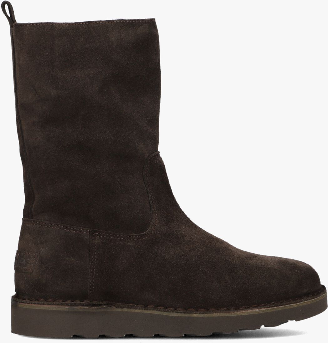 bruine shabbies enkelboots palissa mia high zip