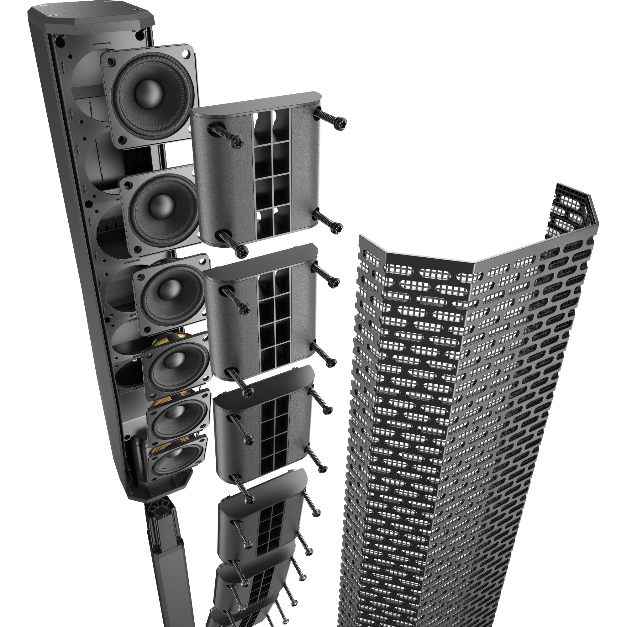 Electro-Voice Evolve 30M mobiel column P.A.-systeem (zwart)