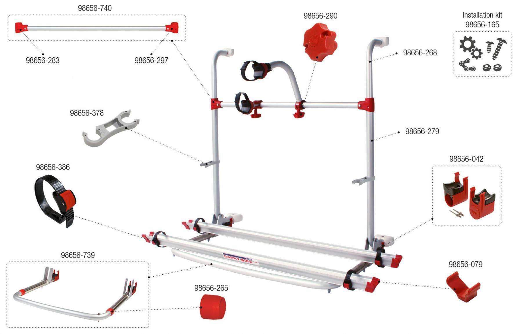 Montagesatz f.CarryBikePr