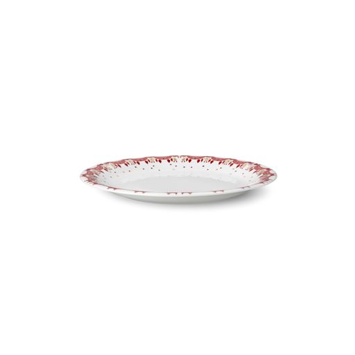 Bjørn Wiinblad Juletallerken, Rød, Ø28,5 cm