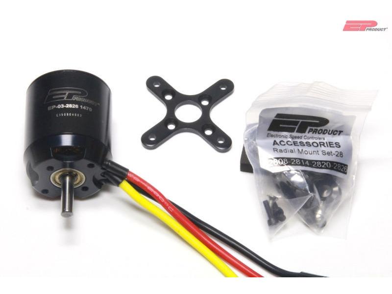 EP Premium Brushless Motor V2 2826-1470KV Premium Brushless-Motor mit 1470 KV