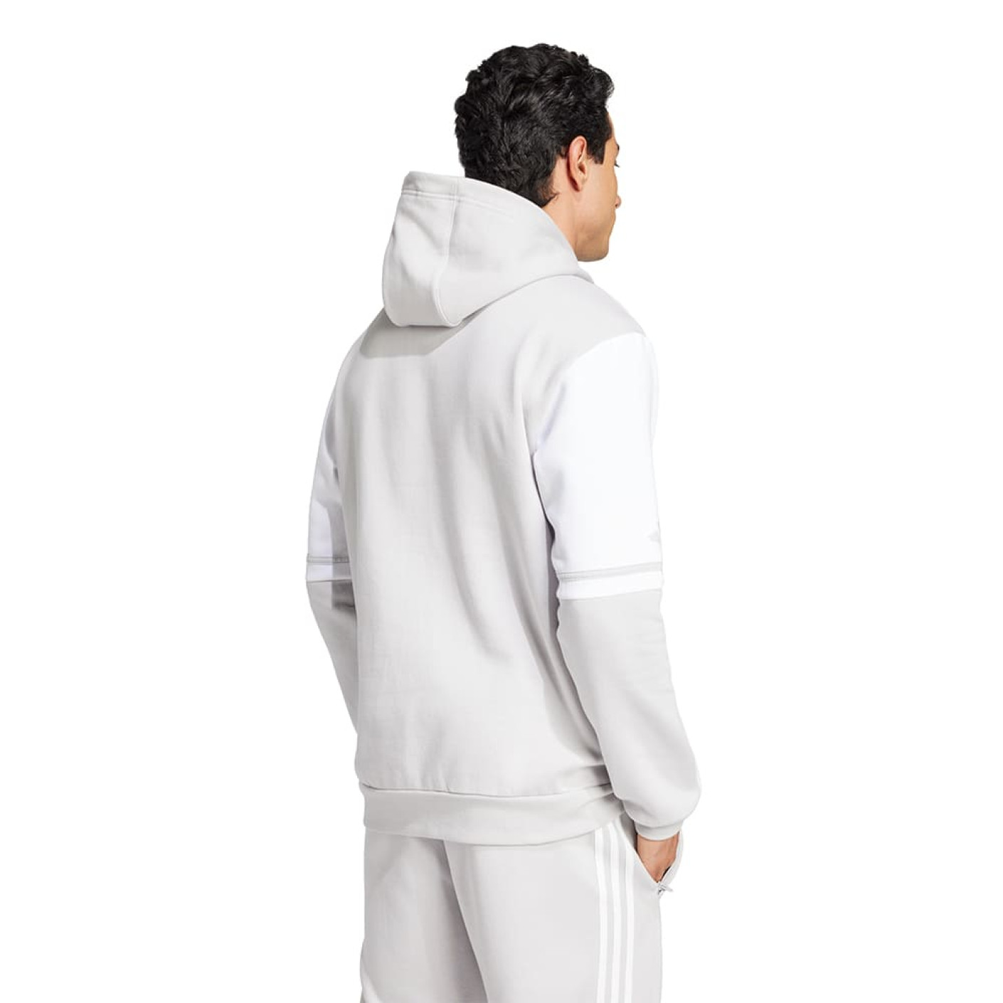 Adidas Squadra 25 Hoodie Lichtgrijs Wit