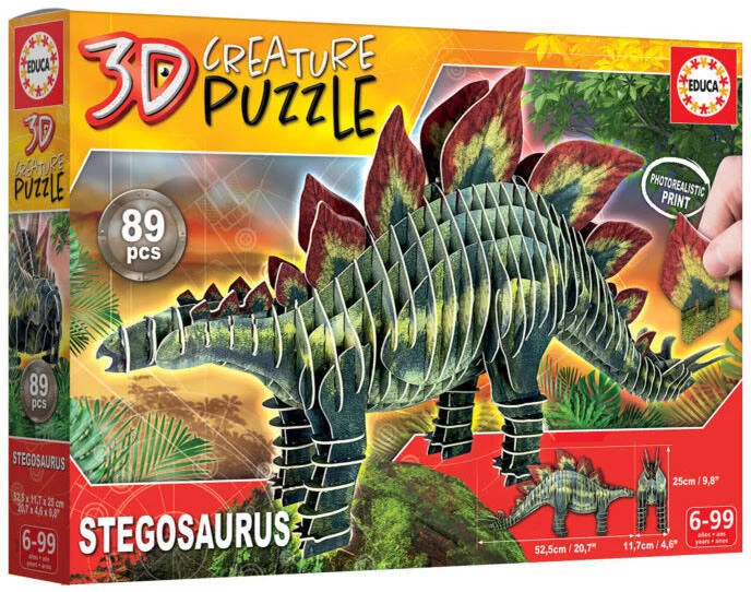 STEGOSAURUS 3D CREATURE PUZZLE