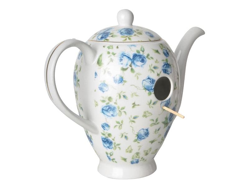 Esschert Design Nistkasten Kaffeekanne, assortiert Teekanne zum Nisten