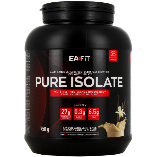 Eafit Pure Isolate protéines en poudre - Prise de masse musculaire