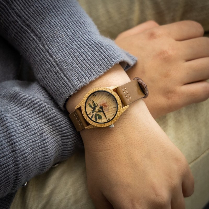 Montre Femme CHTIME bracelet Cuir Marron