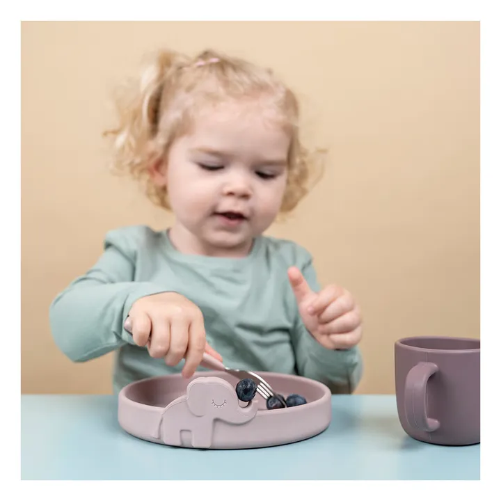 Done by deer Coffret repas Deer friends | Rose pâle