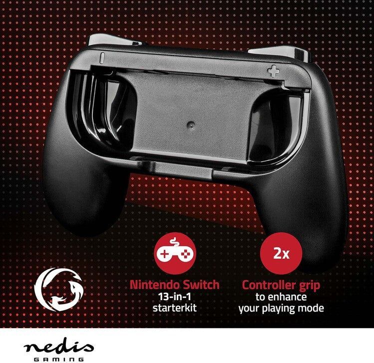 Nedis - Starterset - 13-in-1 - Zwart - Compatibel met Nintendo Switch (OLED)