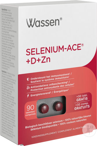 Selenium-ACE+D+Zn 90 Comprimés + 30 Comprimés Gratuit