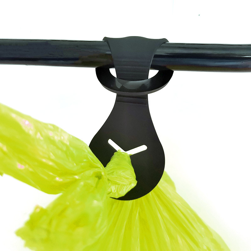 Silikon Hundekot Beutel Halter Flexible Müllsack Halterung für Hundeleine - Schwarz
