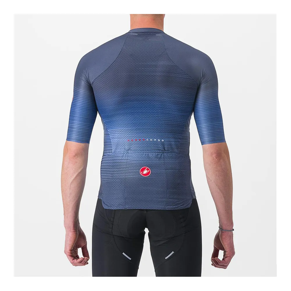 Castelli AERO RACE 6.0 - Maillot Homme bleu/blanc