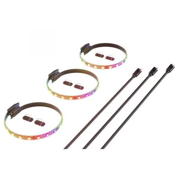 Hyte Tiras RGB de iluminação Ls10 Pack 3