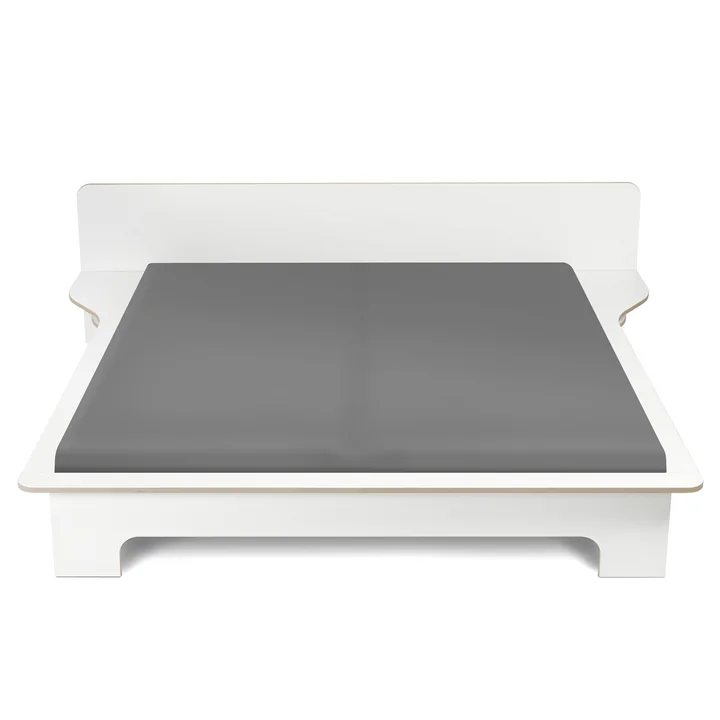 Müller Small Living - Plane Doppelbett, weiss, 180 x 200 cm