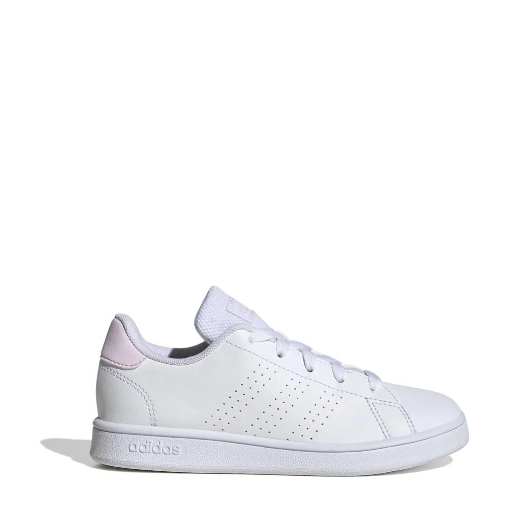 adidas Advantagesneakers wit/lichtroze