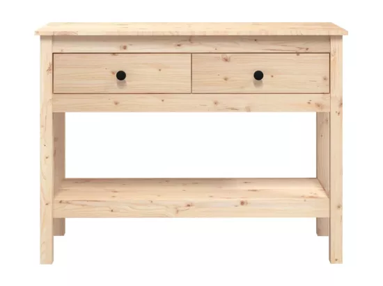 Table console 100x35x75 cm Bois massif de pin