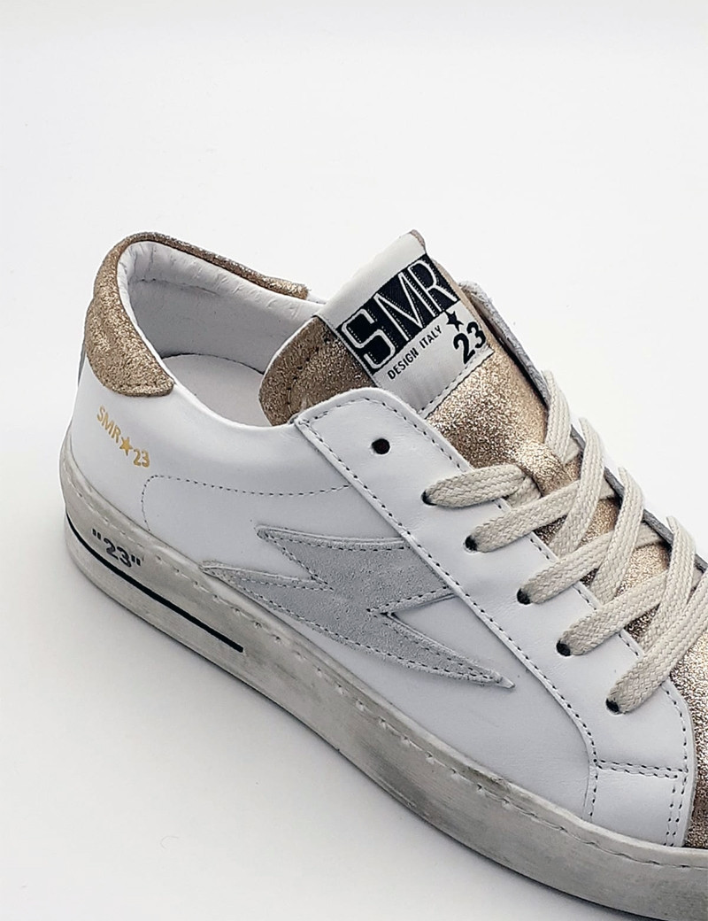 SEMERDJIAN BASKET CATRI BASSE WHITE/GOLD 4913