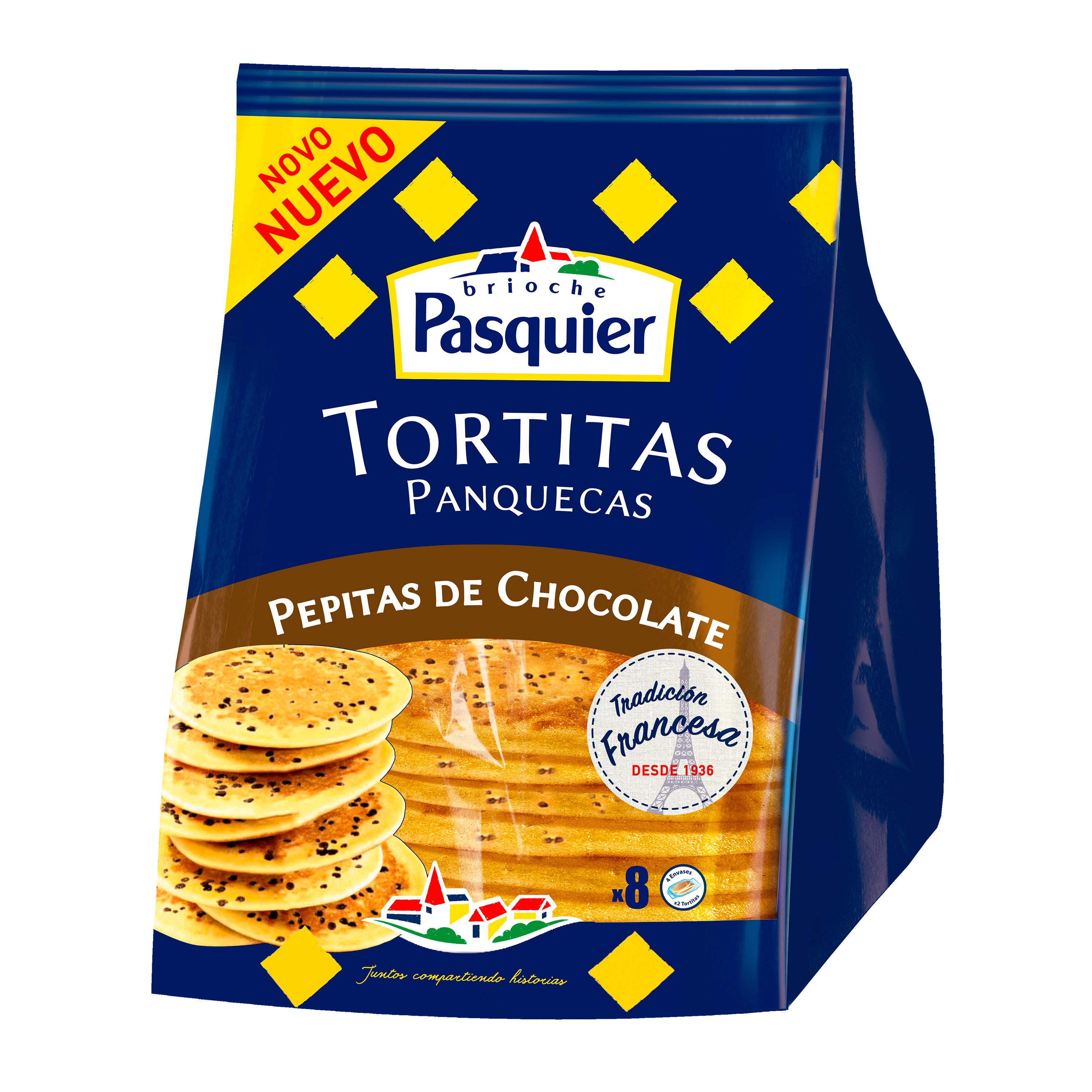 PANQUECAS BRIOCHE PASQUIER PEPITAS CHOCOLATE 280G