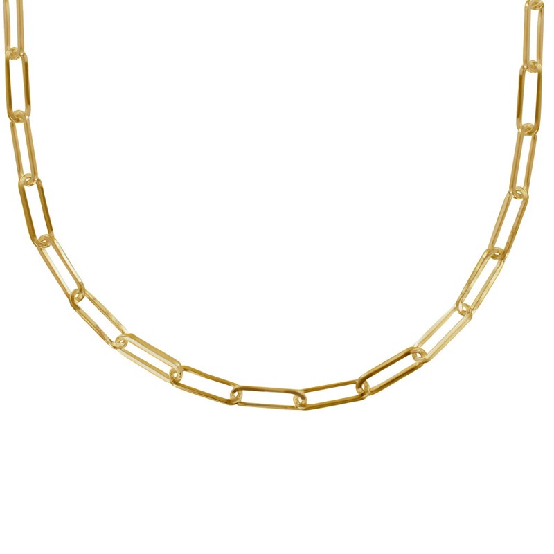 Collier Plaqué Or Mailles Cheval