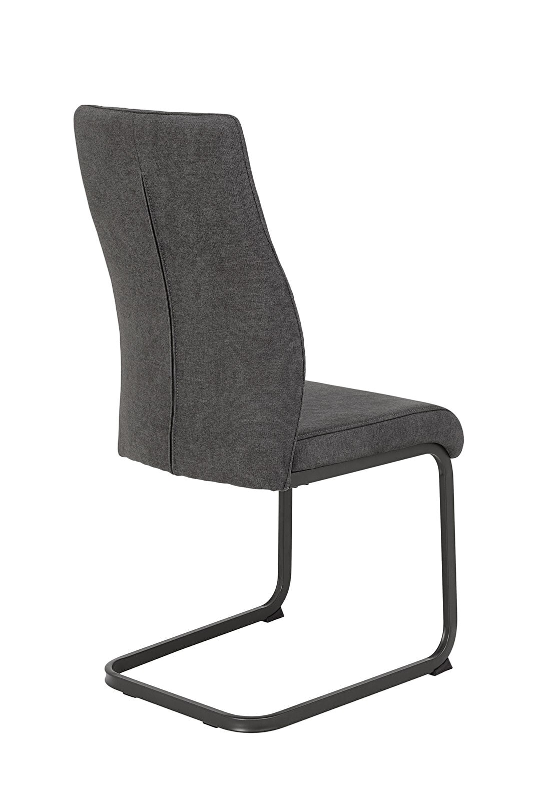 Stuhl Samira Webstoff Vintage Grau / Gestell Grau pulverbeschichtet