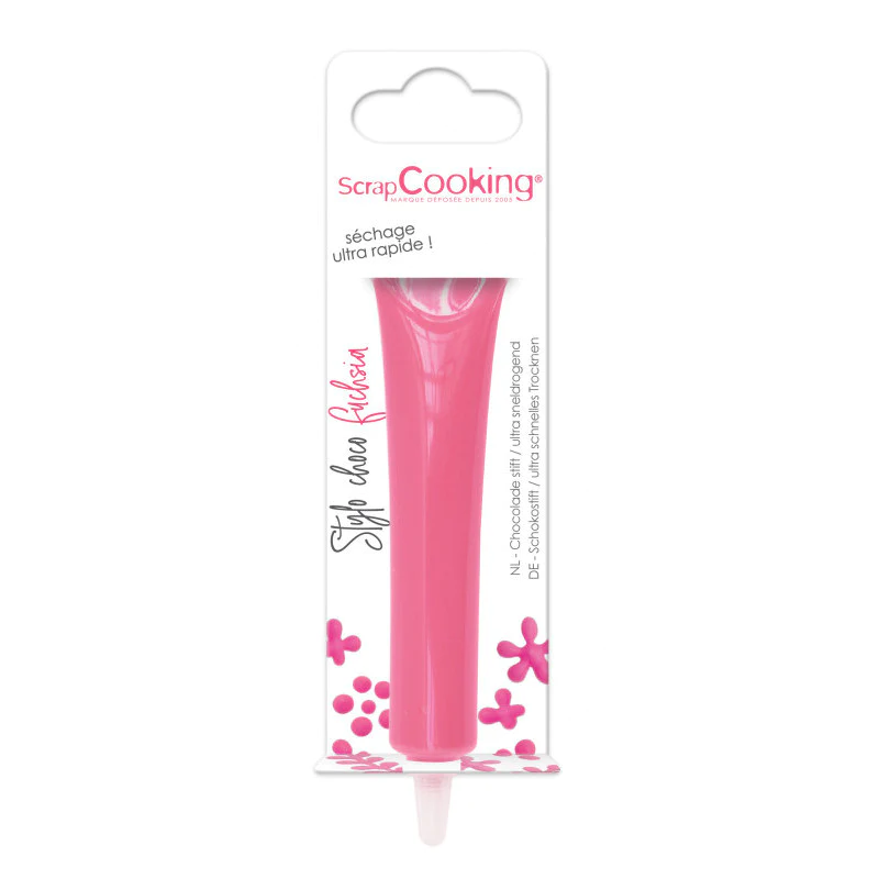 Stylo goût chocolat fushia 25g Scrapcooking