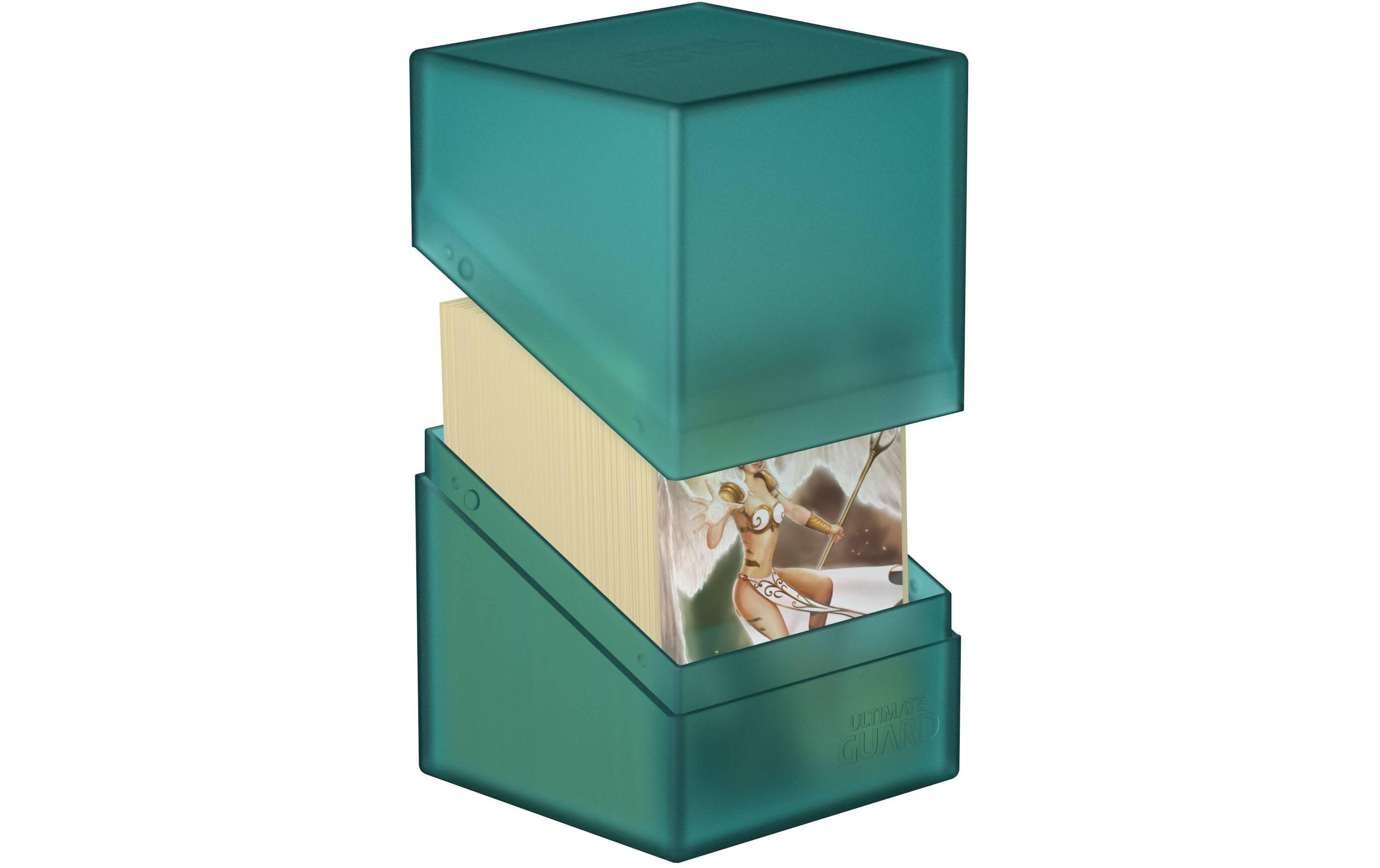 Kartenbox Boulder Deck Case Standardgrösse 100+ MalachiteHandliche und feste Kartenbox mit Soft-Touch-Oberfläche