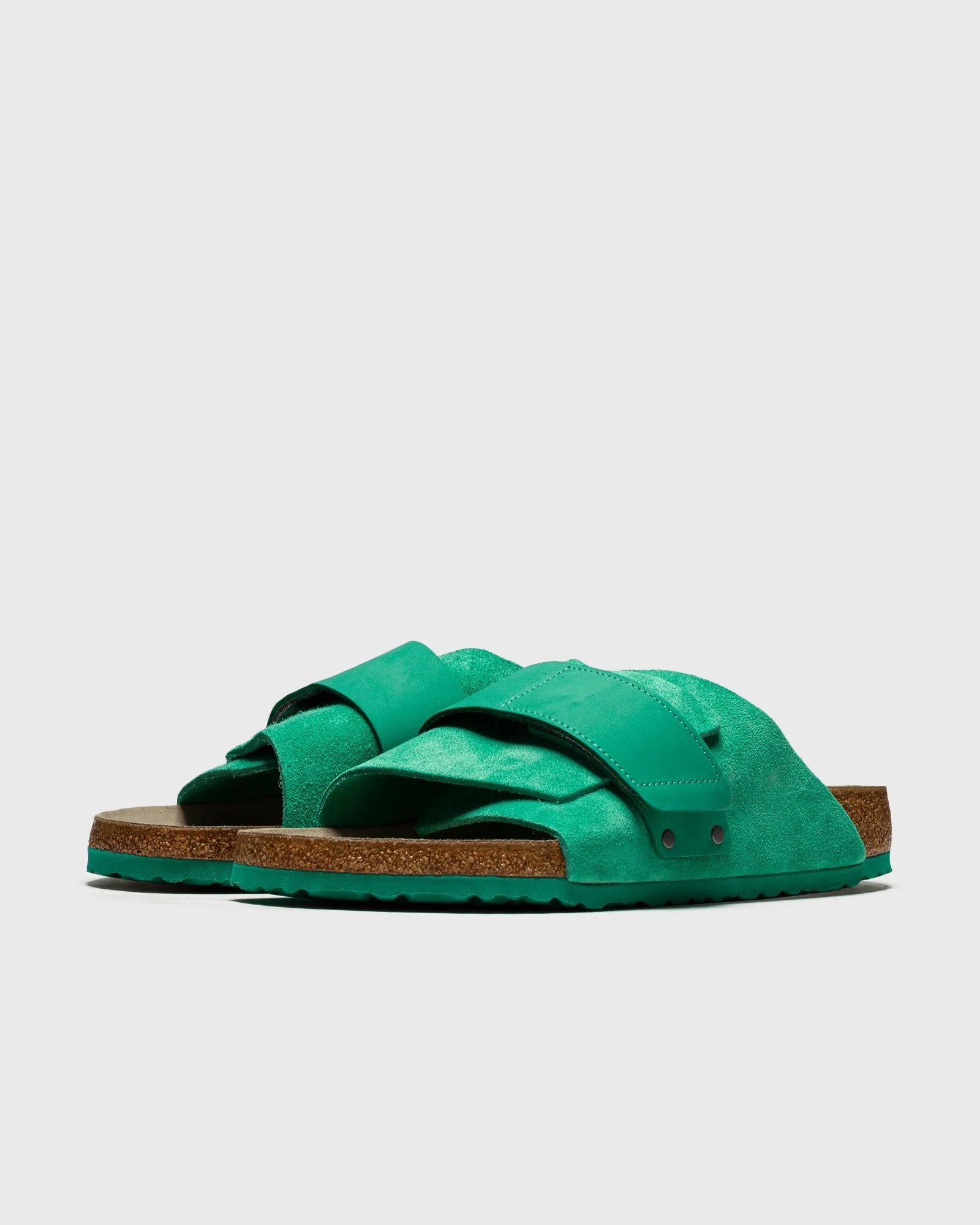 Birkenstock Kyoto VL Soft Suede & Nubuck Bold Green