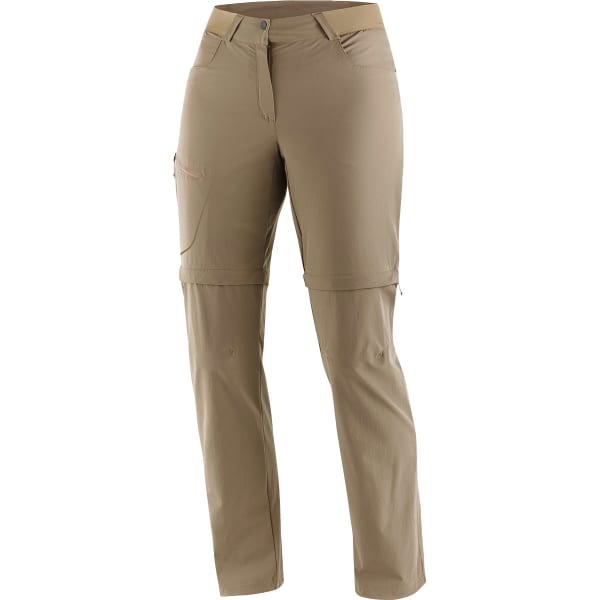 Pantalon randonnée SALOMON WAYFARER ZIP OFF PANTS W SHITAKE