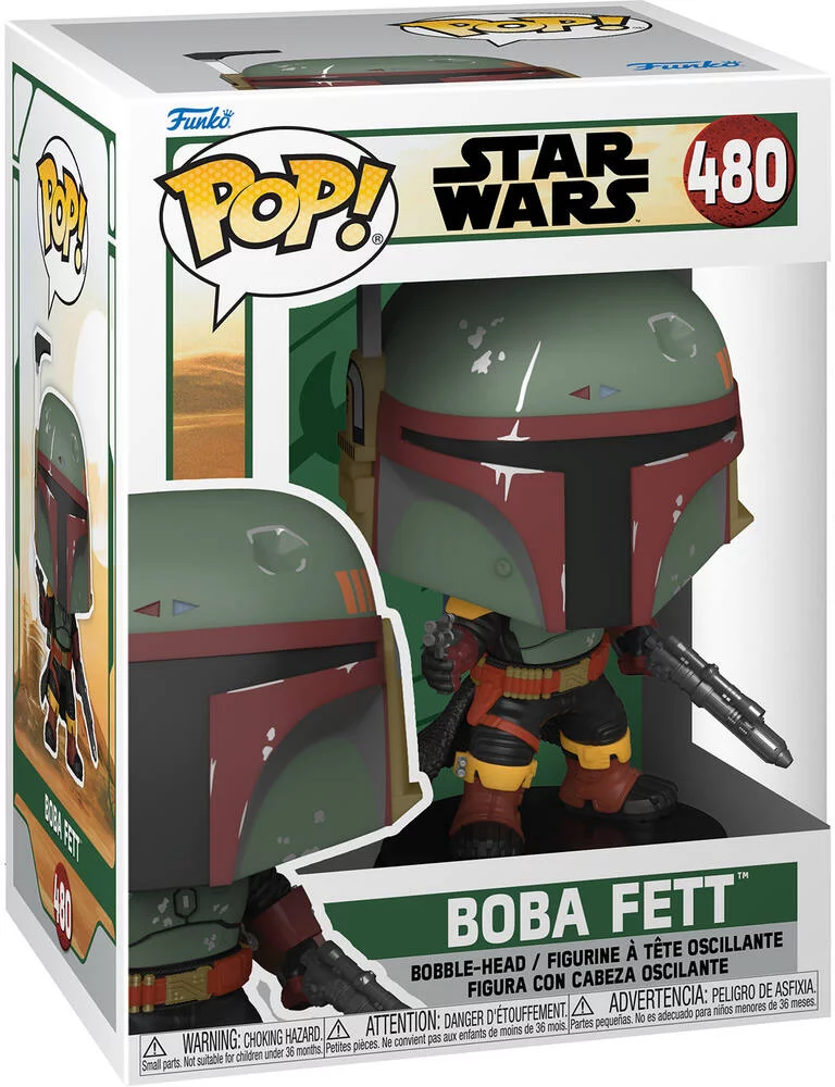 STAR WARS THE BOOK OF BOBA FETT - FIGURINE POP - BOBA FETT