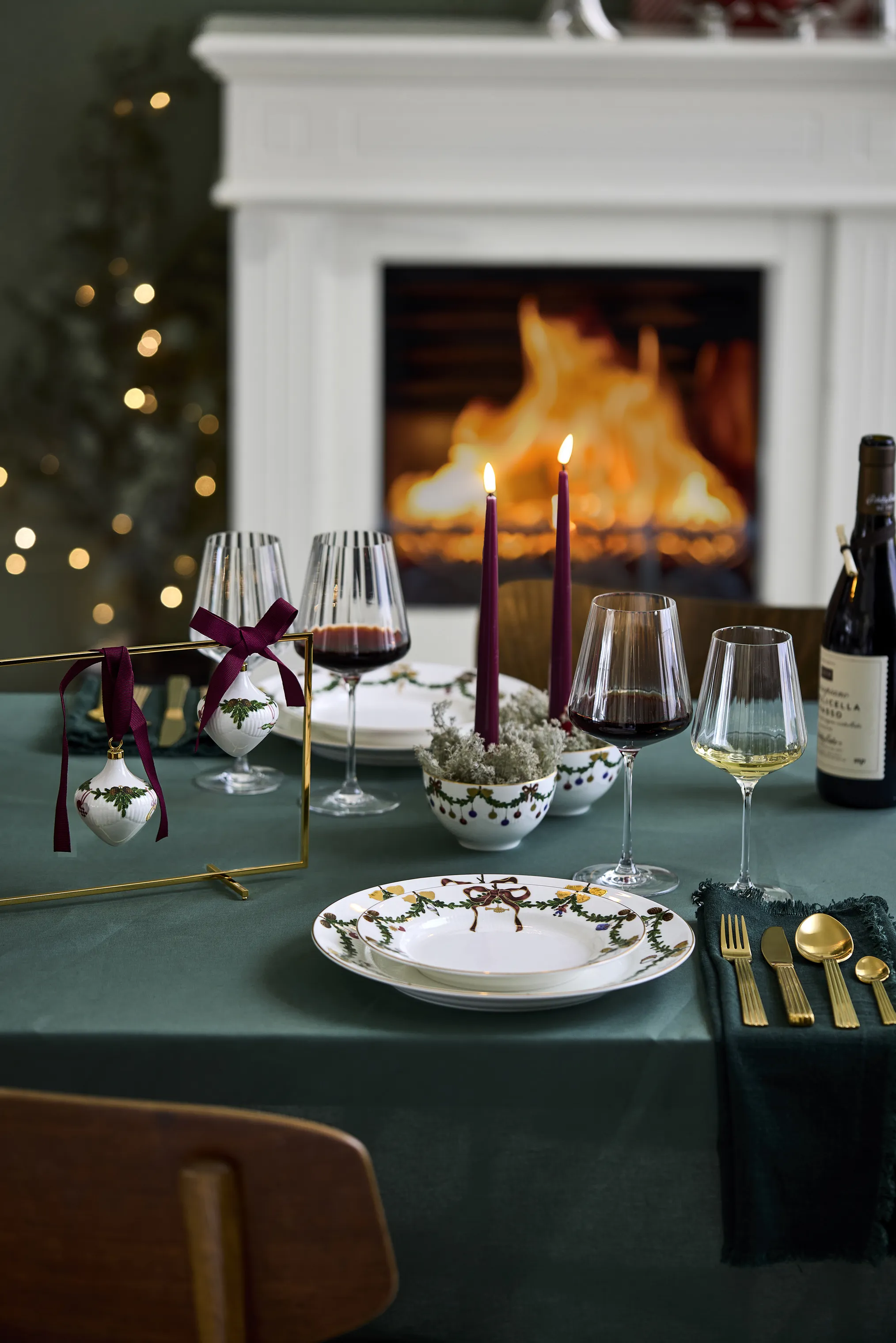 Royal Copenhagen Stjerne Riflet Jul Middagstallerken