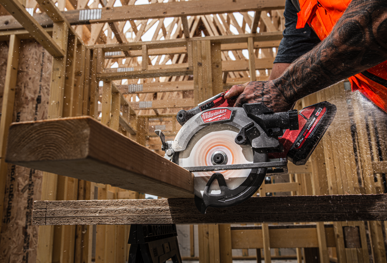 Milwaukee M18 FCS552-302X 18V Li-ion accu cirkelzaag set (2x 3.0Ah accu) in HD Box - 165mm
