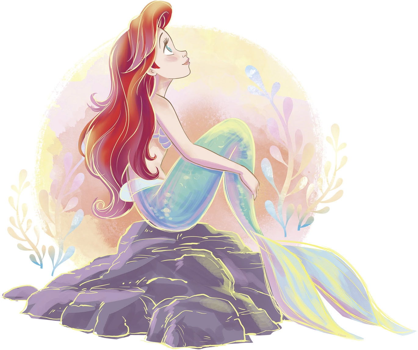 Komar Leinwandbild »Disney Ariel Sunrise« Disney 1 Stk. tlg. 40 x 60 cm (Breite x Höhe) - Kinderzimmer, Dekoration
