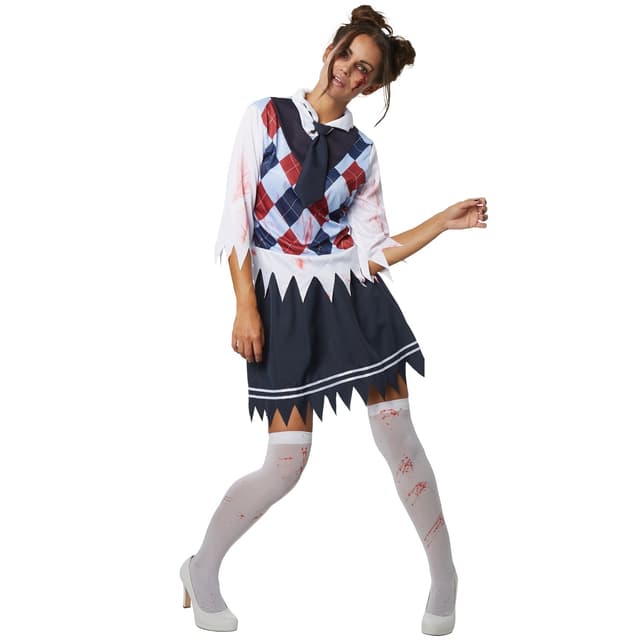 Halloween skolepige kostume