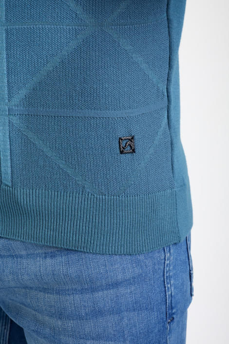 Gabbiano blauwe heren t-shirt