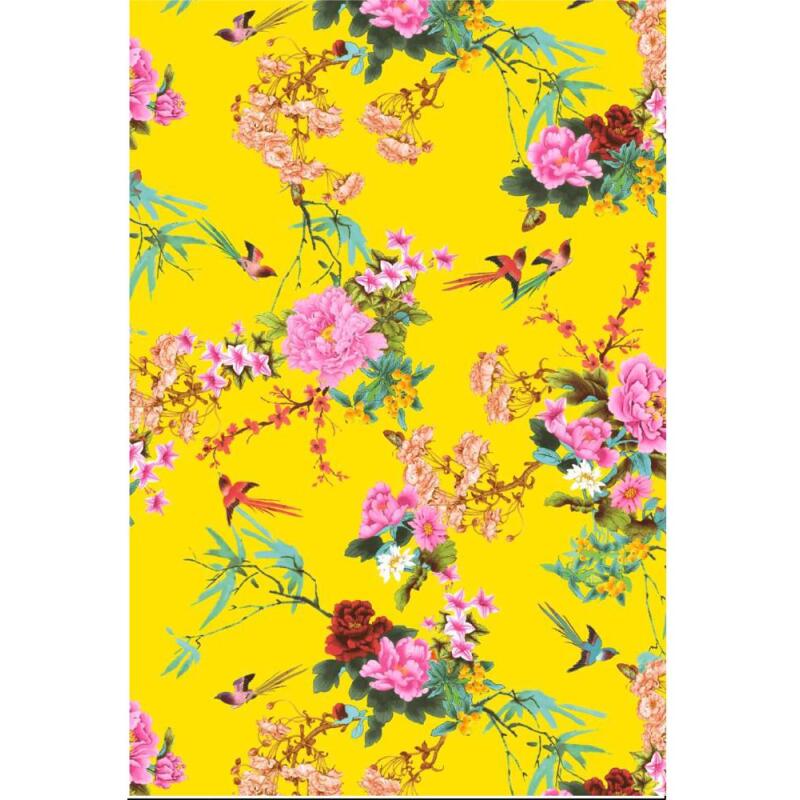750 - Pochette 20 feuilles Décopatch - Jaune