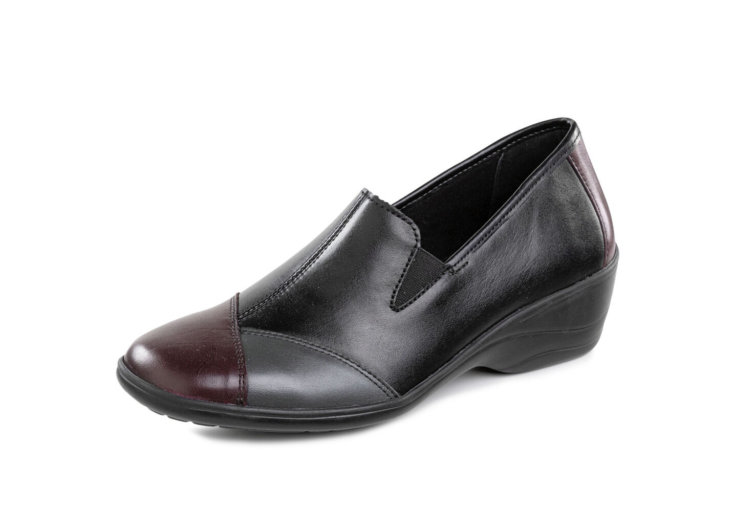 ELENA EDEN, bequeme Damen-Slipper, Weite H, mit herausnehmbarem Fussbett