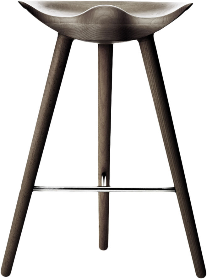 Audo Copenhagen ML 42 - Bord Skammel / Brunolieret Eg / Rustfrit Stål Brown oiled oak / stainless st