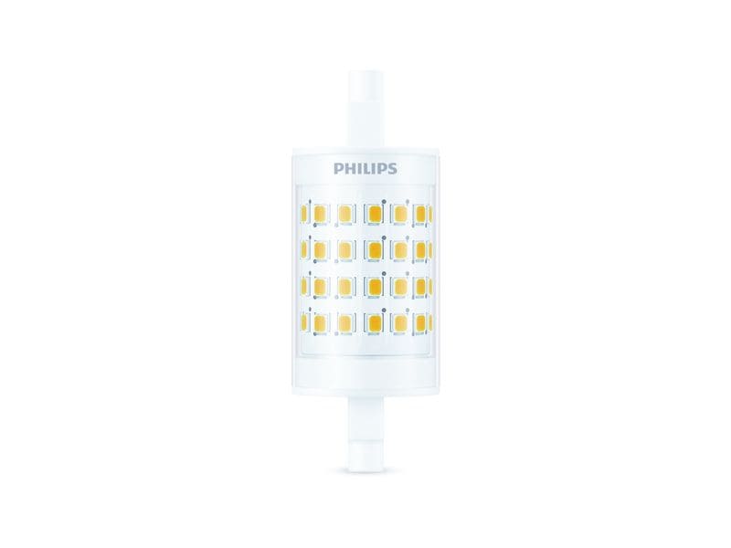 Philips LED Lampe 7.5W (60W), R7s, 950 lm, 3000K, Warmweiss Leuchtmittel