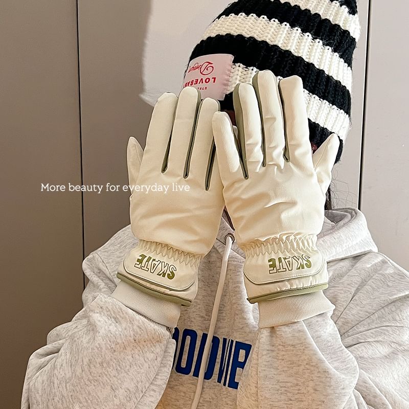 Michu - Skihandschoenen met letters