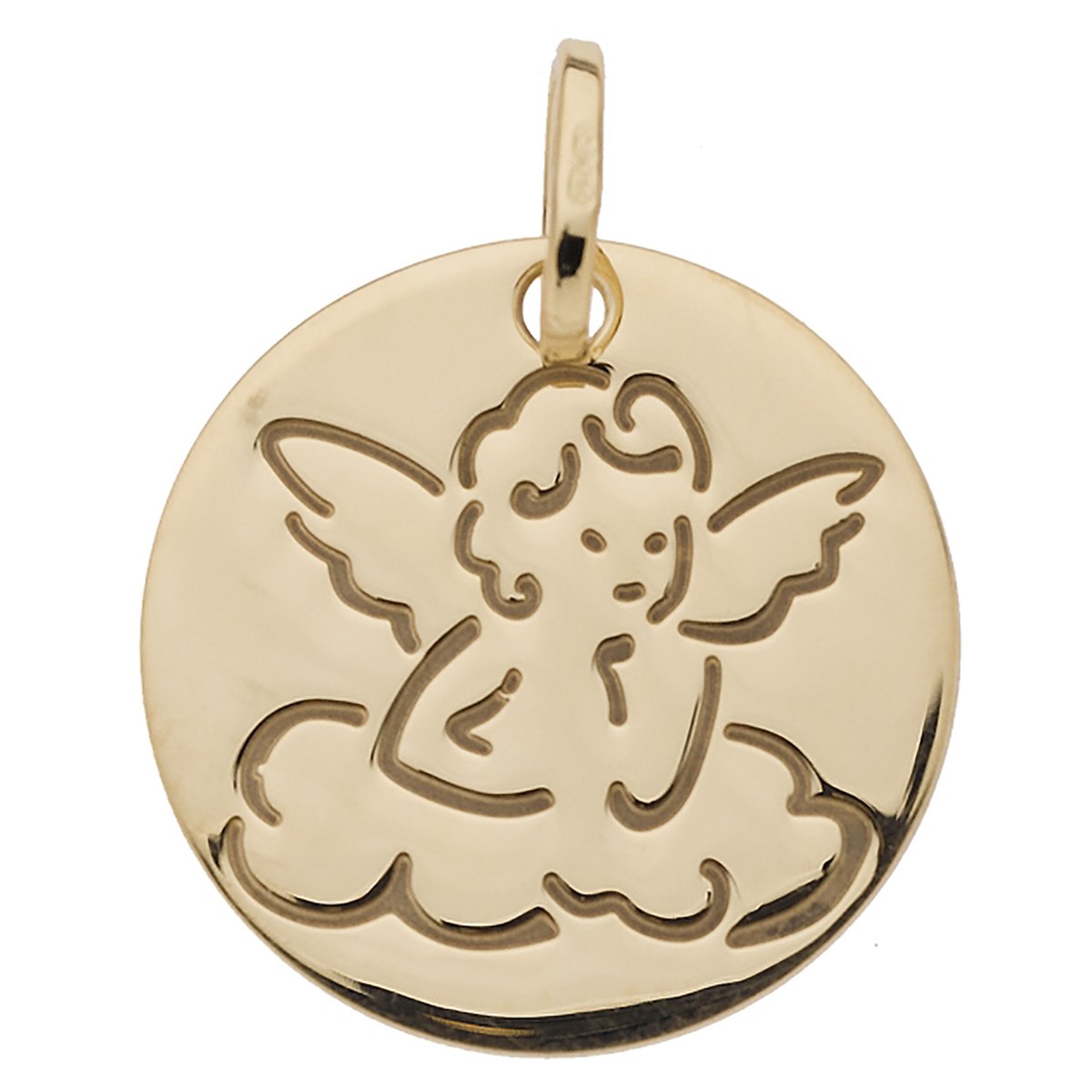 Médaille Ange or jaune 750/1000