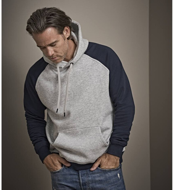 TEE JAYS TJ5432 - Sweat capuche manches contrastées
