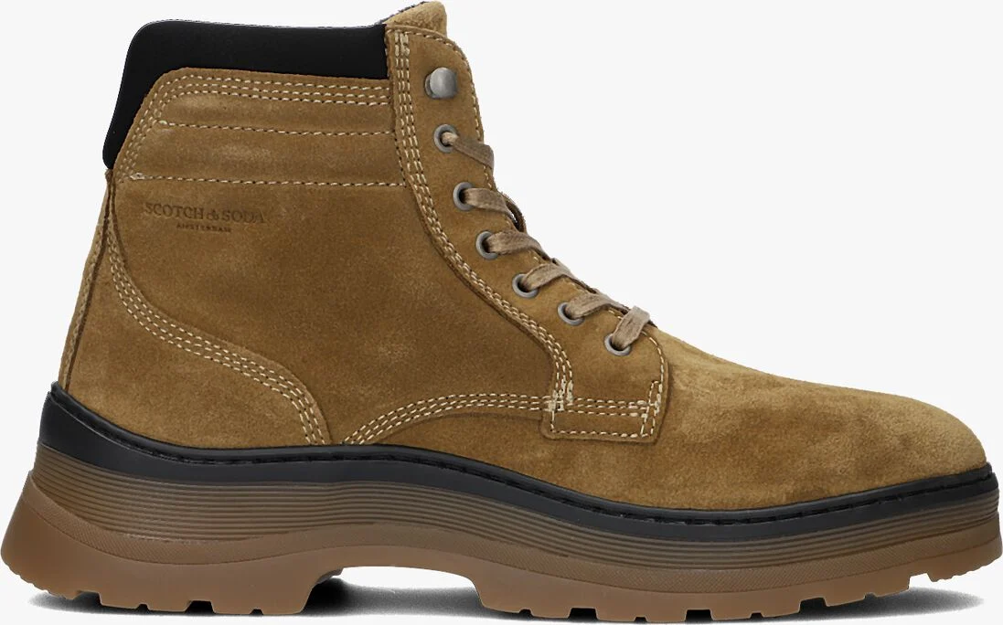 SCOTCH & SODA bruine scotch & soda enkelboots maffei