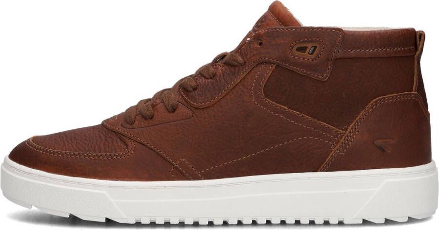 Hub Nevada Hoge sneakers Leren Sneaker Heren Cognac