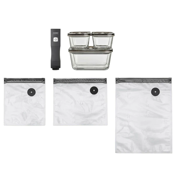 Pompe de mise sous vide électrique Vacu One Touch Eco-Set avec accesso