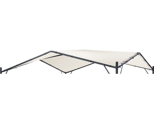 Vervangend dak voor paviljoen 350 x 350 x 270 cm, polyester, wit