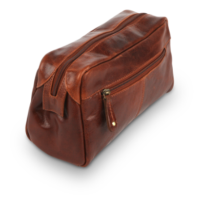 HOUSE OF SAJACO Cognac 3080000 Toilettaske