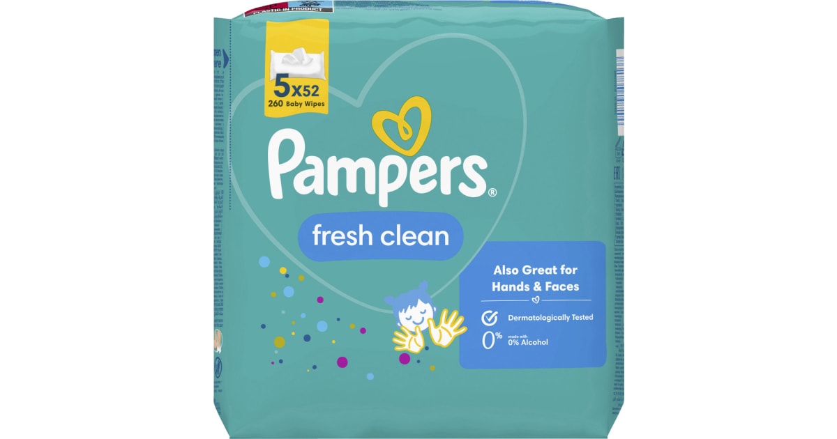 Pampers Feuchte Tücher Fresh Clean 5er