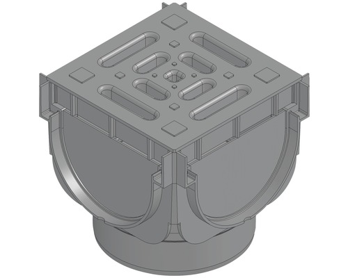 Hauraton TOP X Universele Box Compleet DN/OD 110 Zwart